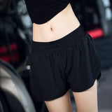 Breathable Slim Hips Loose Sports Fitness Shorts