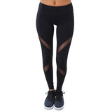 Sexy Women  Gothic Insert Mesh Fitness Leggings
