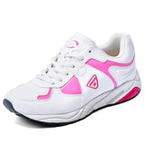 Women Synthetic Lace Up Female Athletic Shoes
