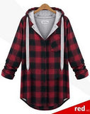 Autumn Plaid Workout/ Jogging Hoodies