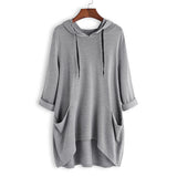 Long Sleeve Solid Hoody