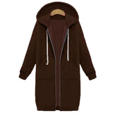 Hoodies Sweatshirt Casual Loose Long Coat