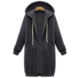 Hoodies Sweatshirt Casual Loose Long Coat