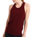Open Back Sport Solid Yoga Shirts