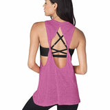 Workout Sport Yoga Sexy Backless Tank Tops
